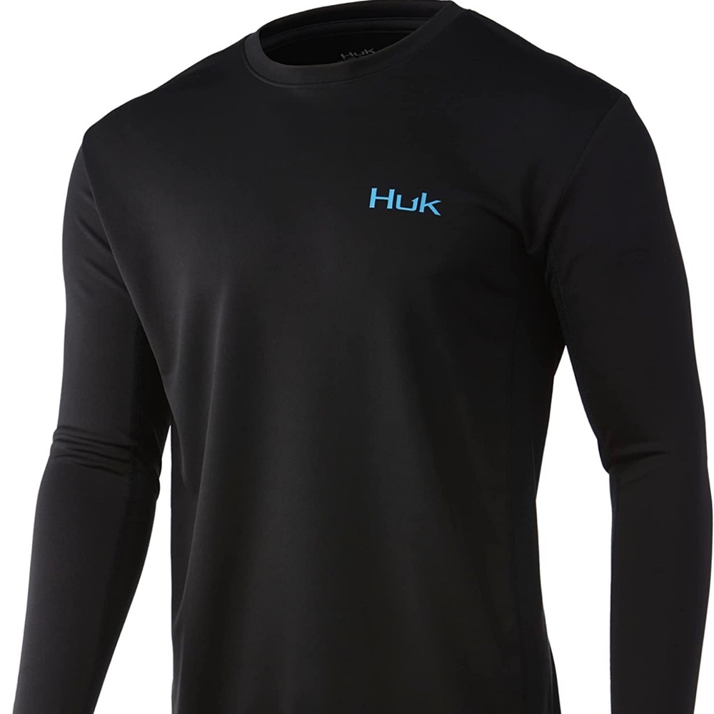 HUK Mens Icon X Long Sleeve Shirt. Fishing Shirt with Sun Protection.